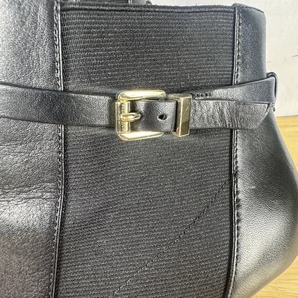 Michael Kors The Jet Set 6 Women's 6M Black Heeled Pull On Ankle Boots - Picture 6 of 13